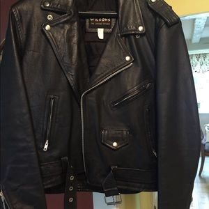 Wilson’s leather biker jacket